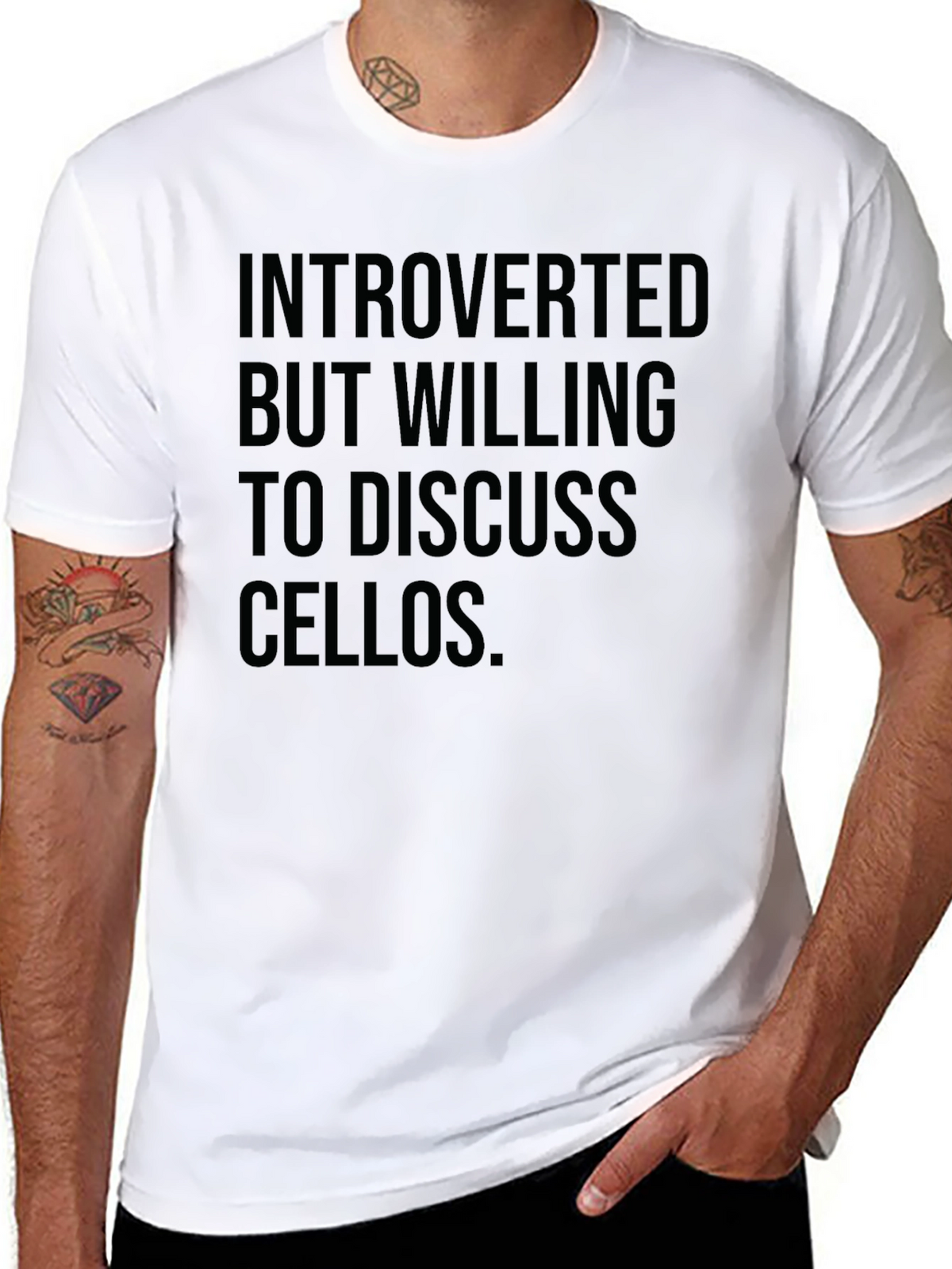 Introverted Cello Enthusiast T-Shirt