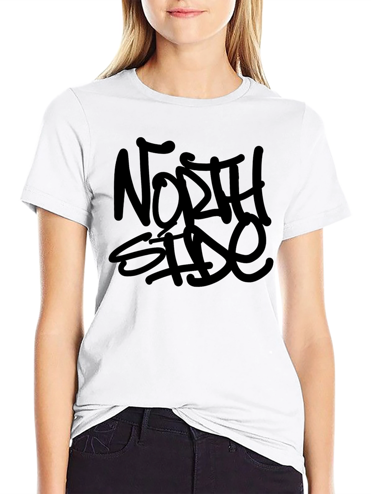 North Side Graphic T-Shirt - Black