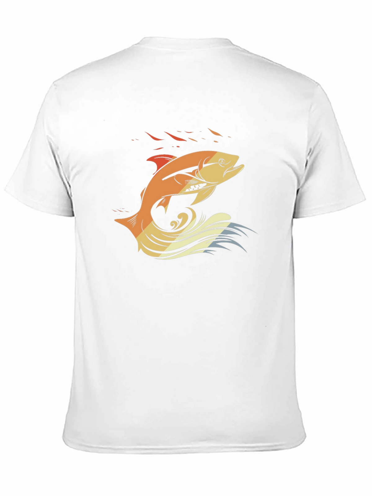 Fishing T-Shirt: Retro Fish Design