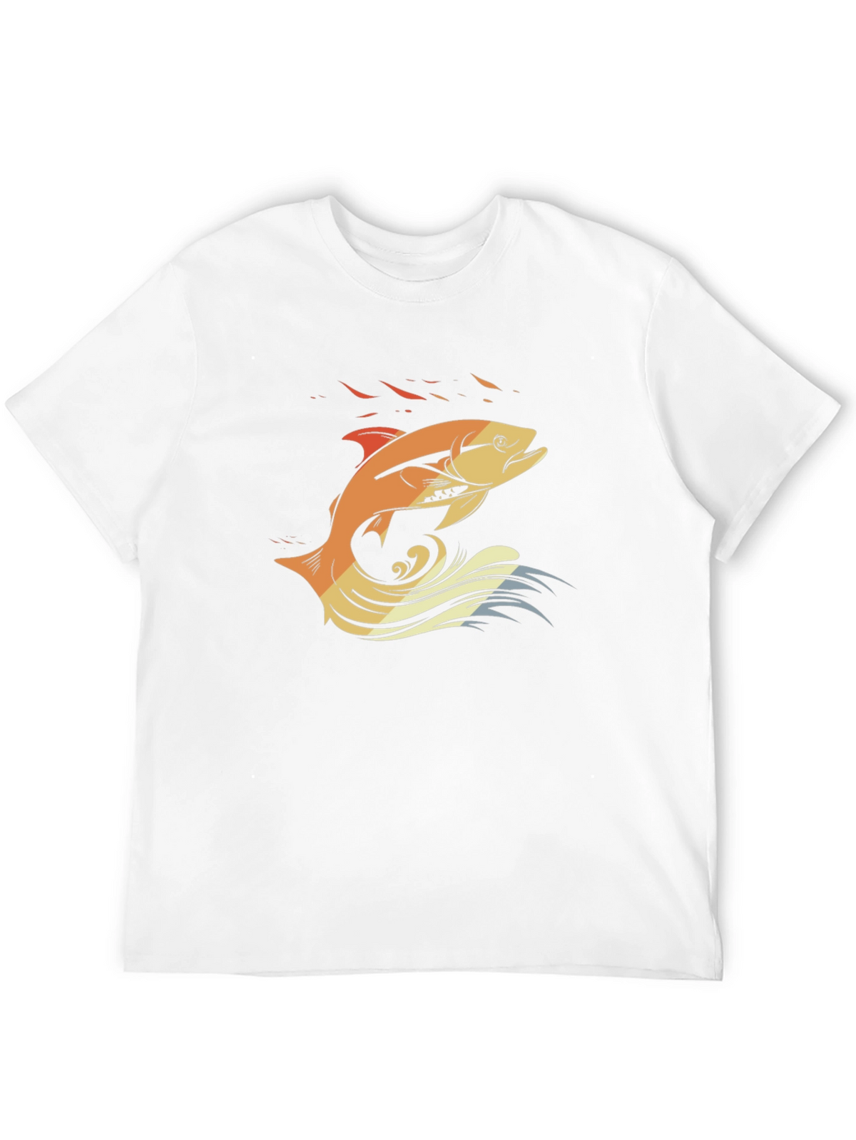 Fishing T-Shirt: Retro Fish Design