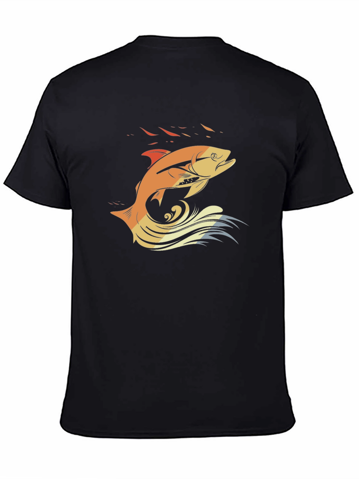 Fishing T-Shirt: Retro Fish Design