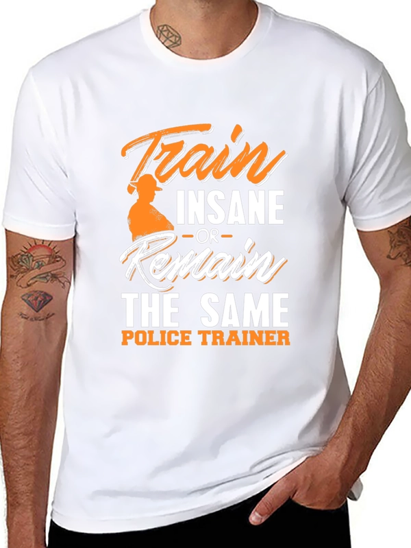 Train Insane Police Trainer T-Shirt
