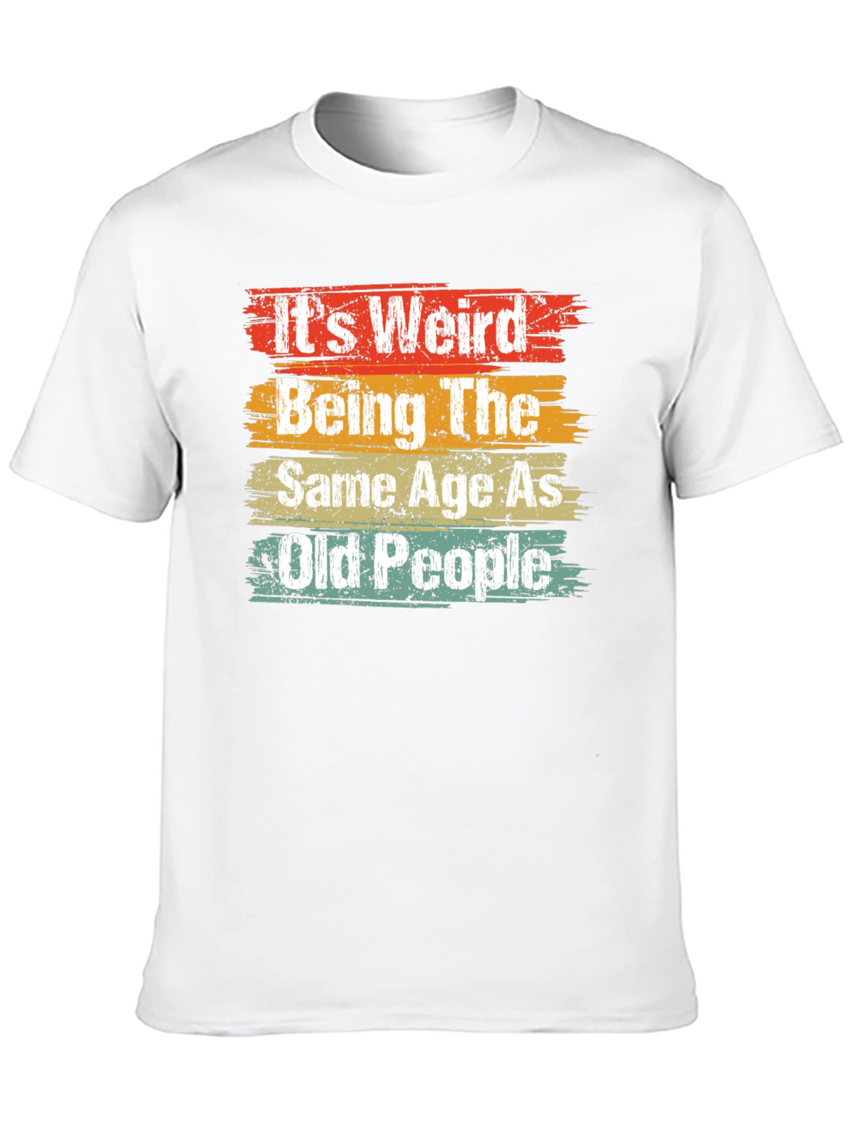 Funny Same Age As Old People Graphic Tee