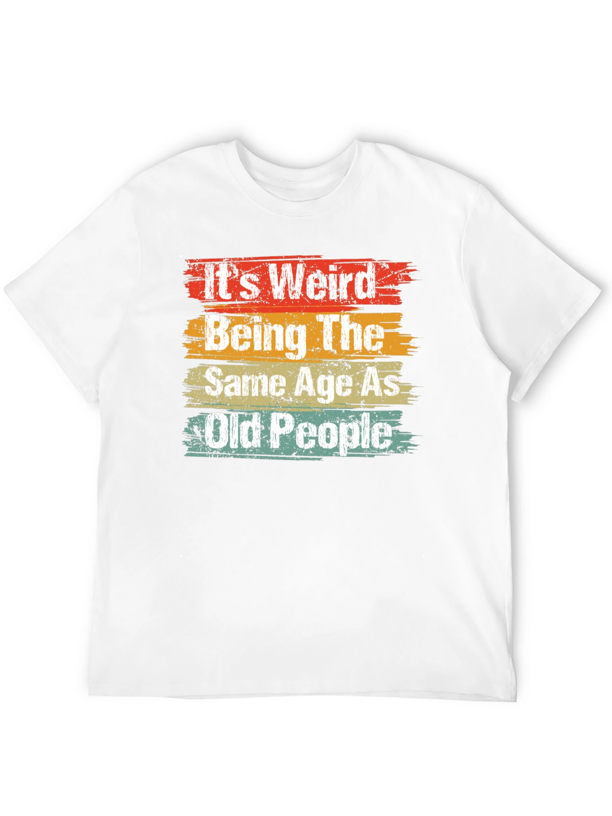 Funny Same Age As Old People Graphic Tee