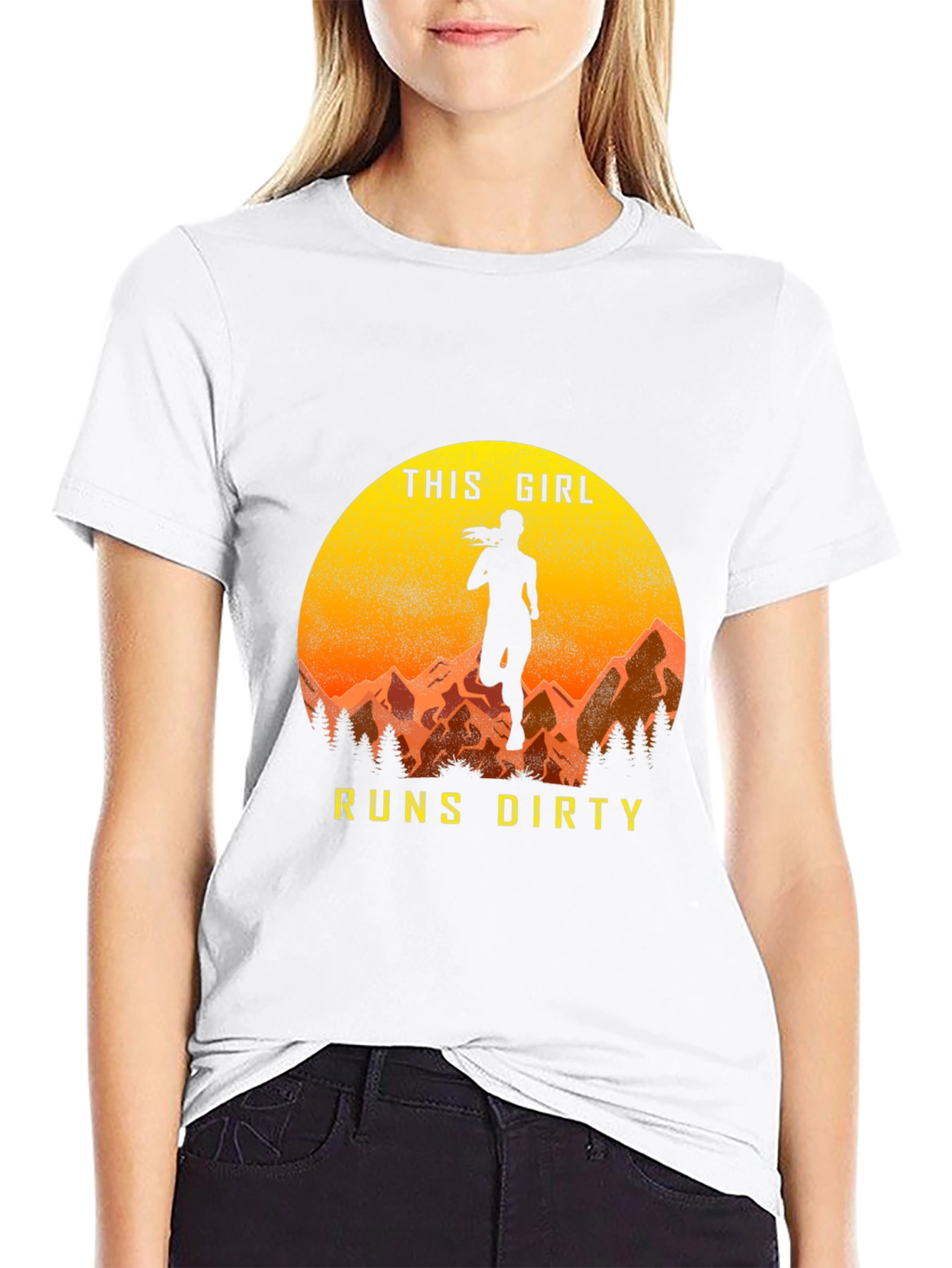 This Girl Runs Dirty T-Shirt - Trail Running Tee