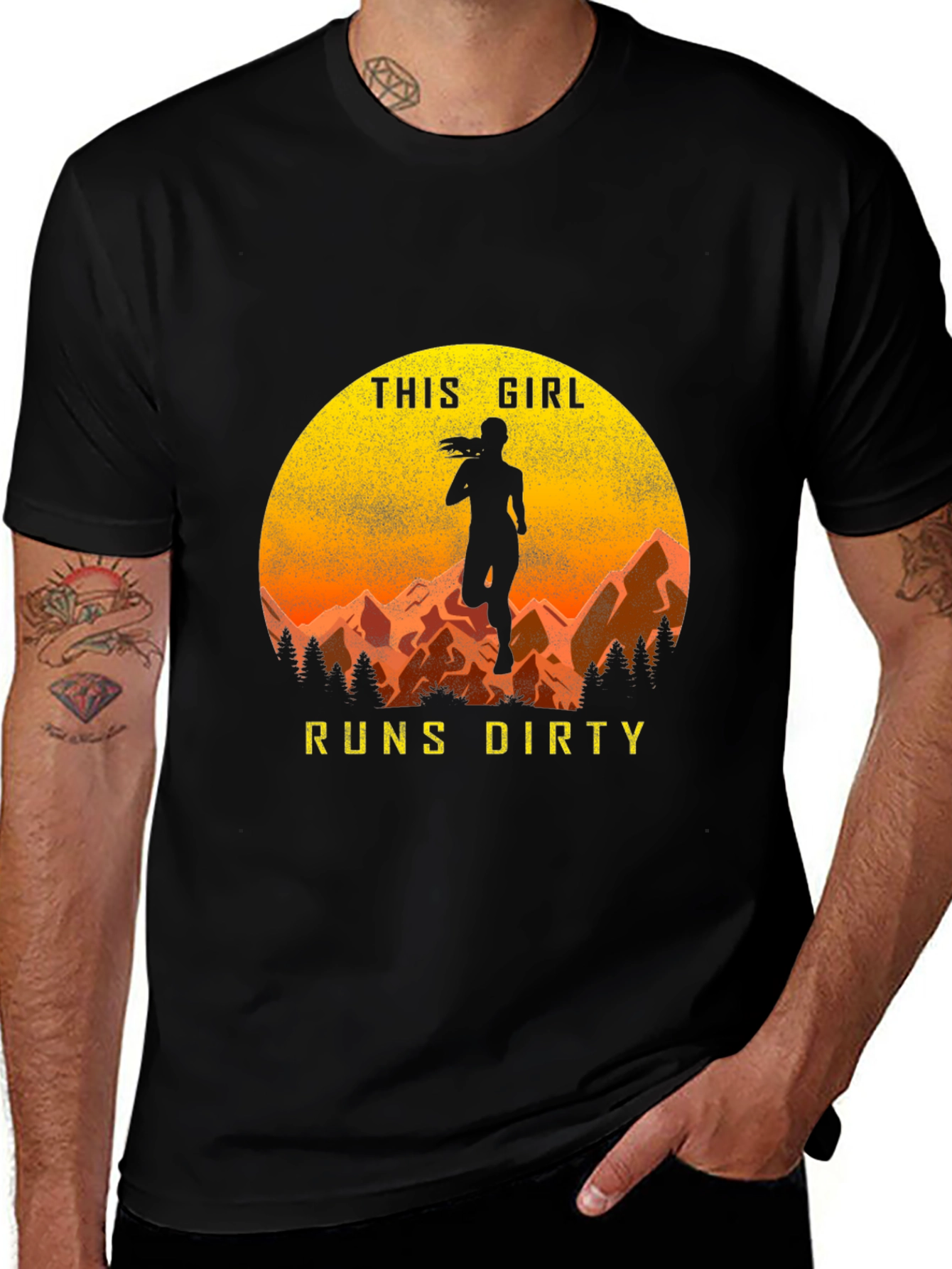 This Girl Runs Dirty T-Shirt - Trail Running Tee