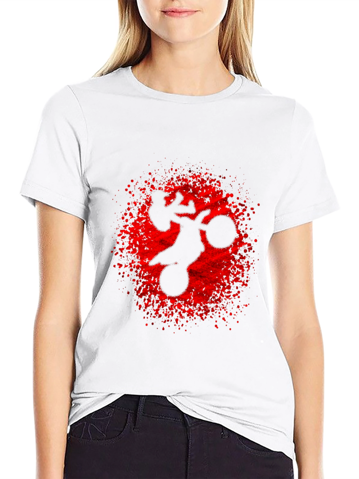 Motorcycle Graphic T-Shirt - Black Crew Neck Tee