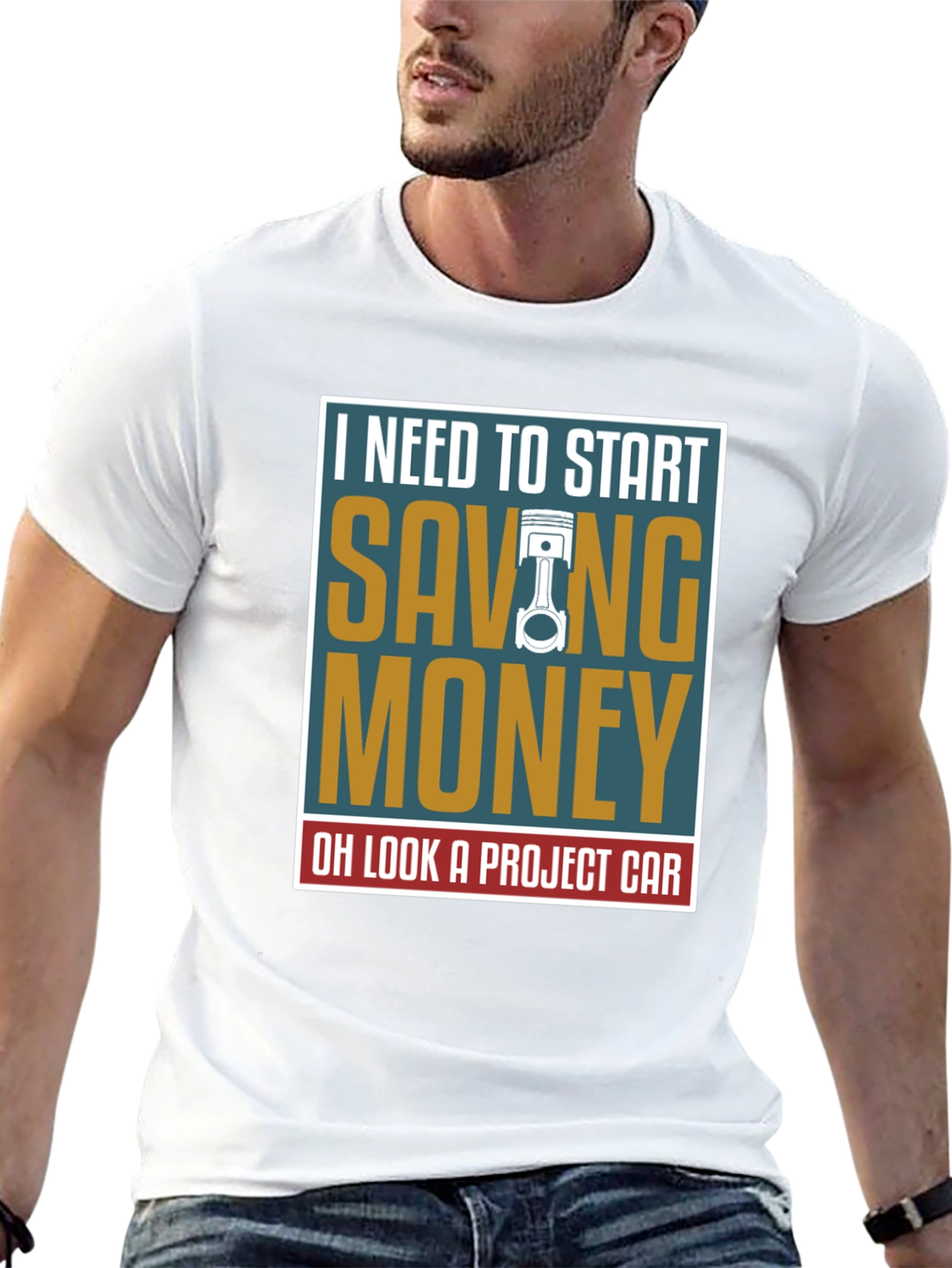 Saving Money Project Car T-Shirt
