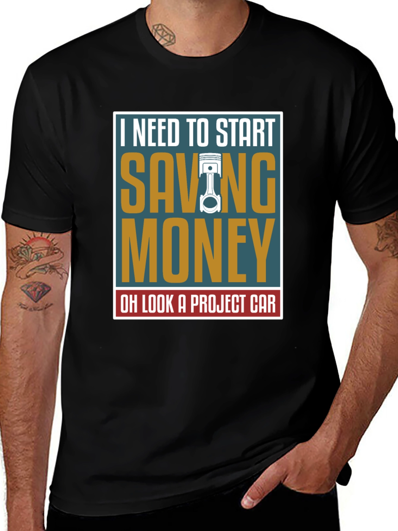 Saving Money Project Car T-Shirt