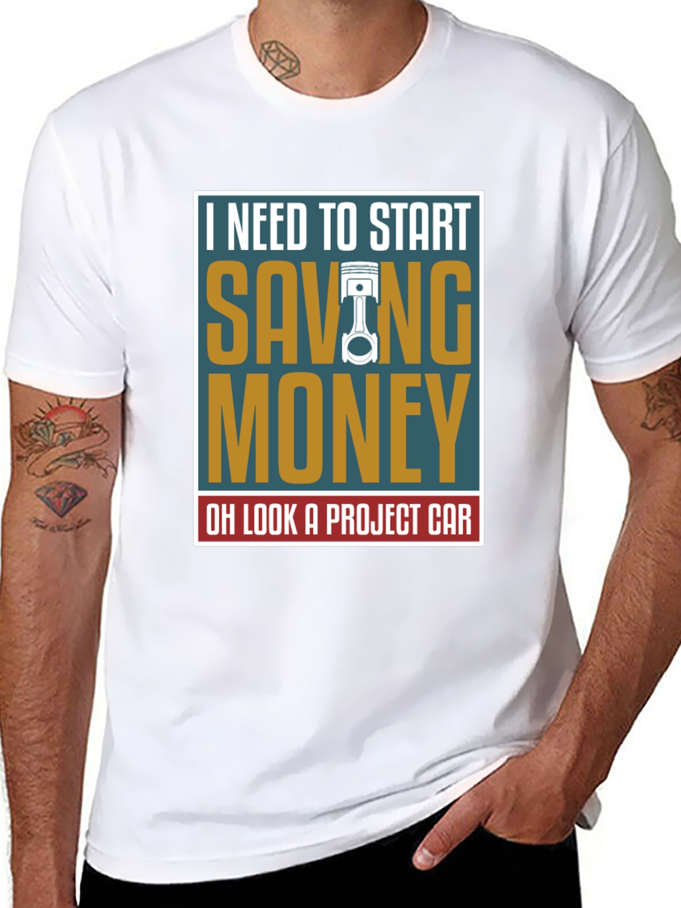 Saving Money Project Car T-Shirt