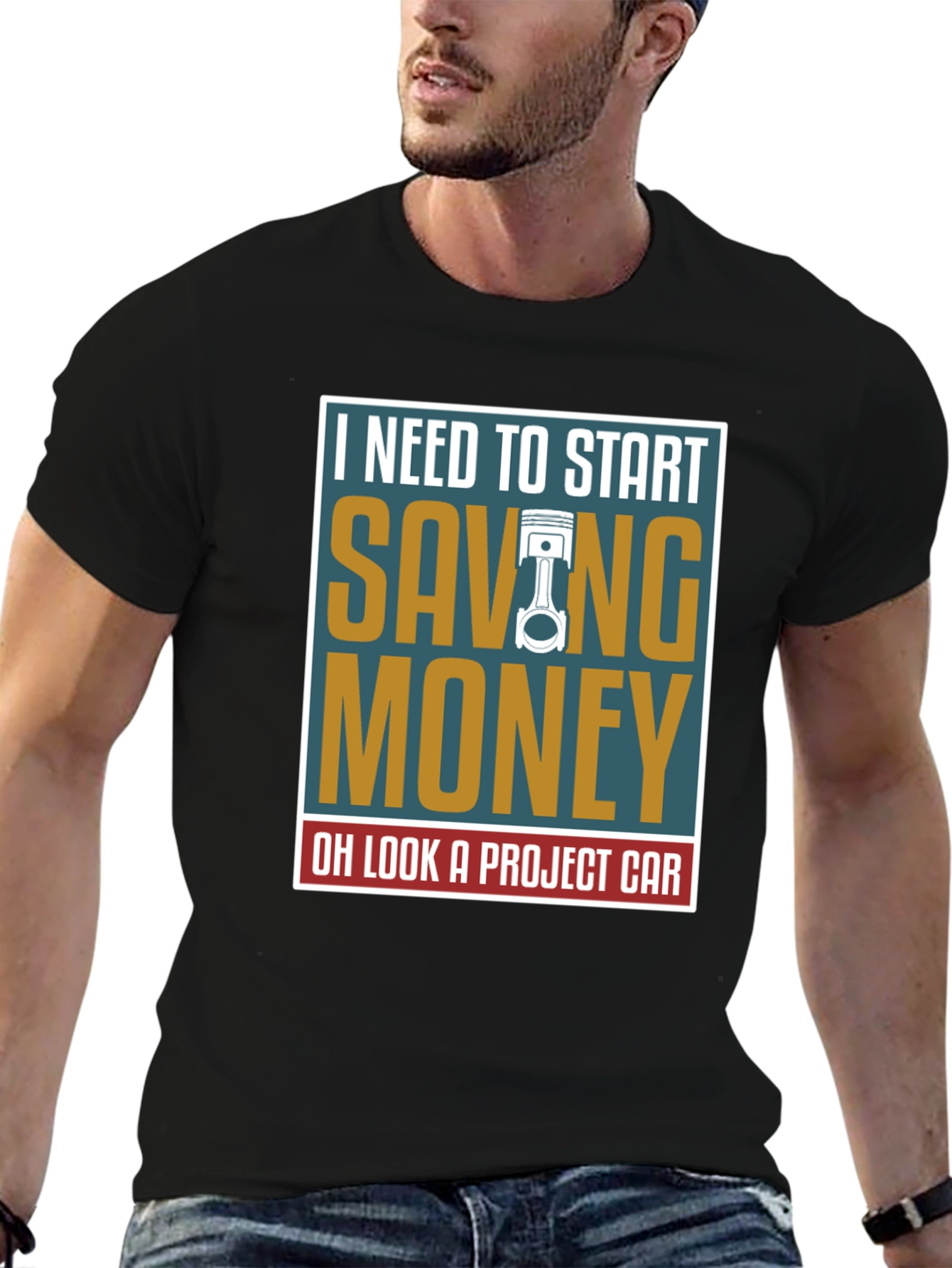 Saving Money Project Car T-Shirt