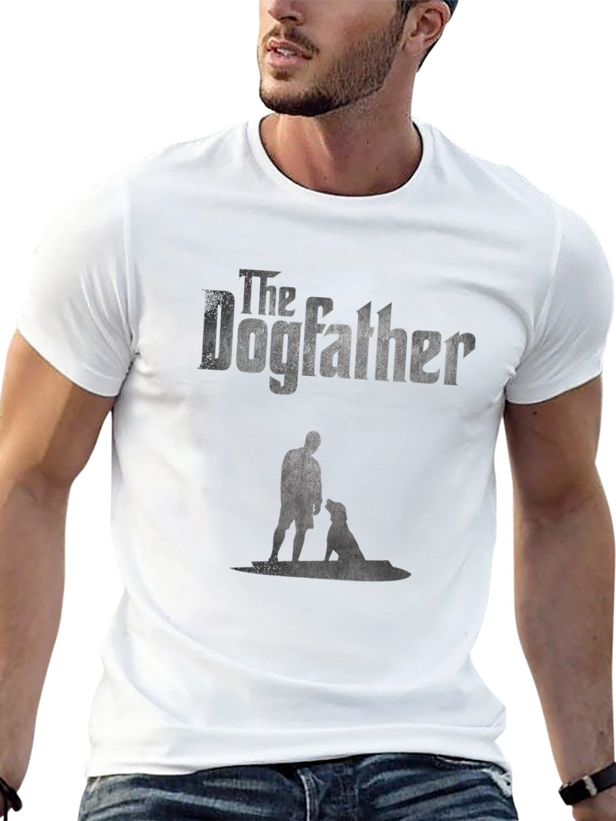 The Dogfather T-Shirt Cool Dog Lover Tee