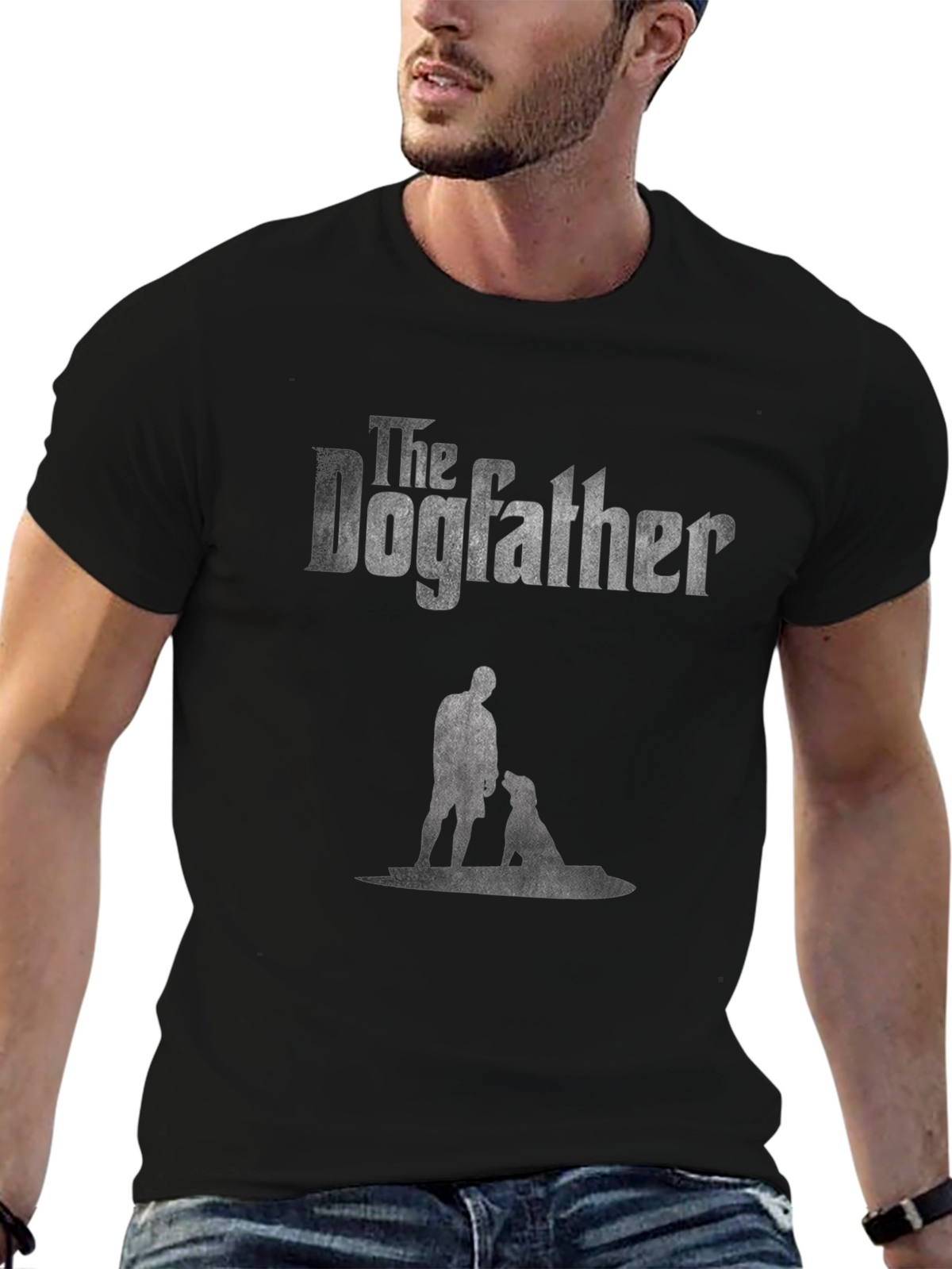 The Dogfather T-Shirt Cool Dog Lover Tee