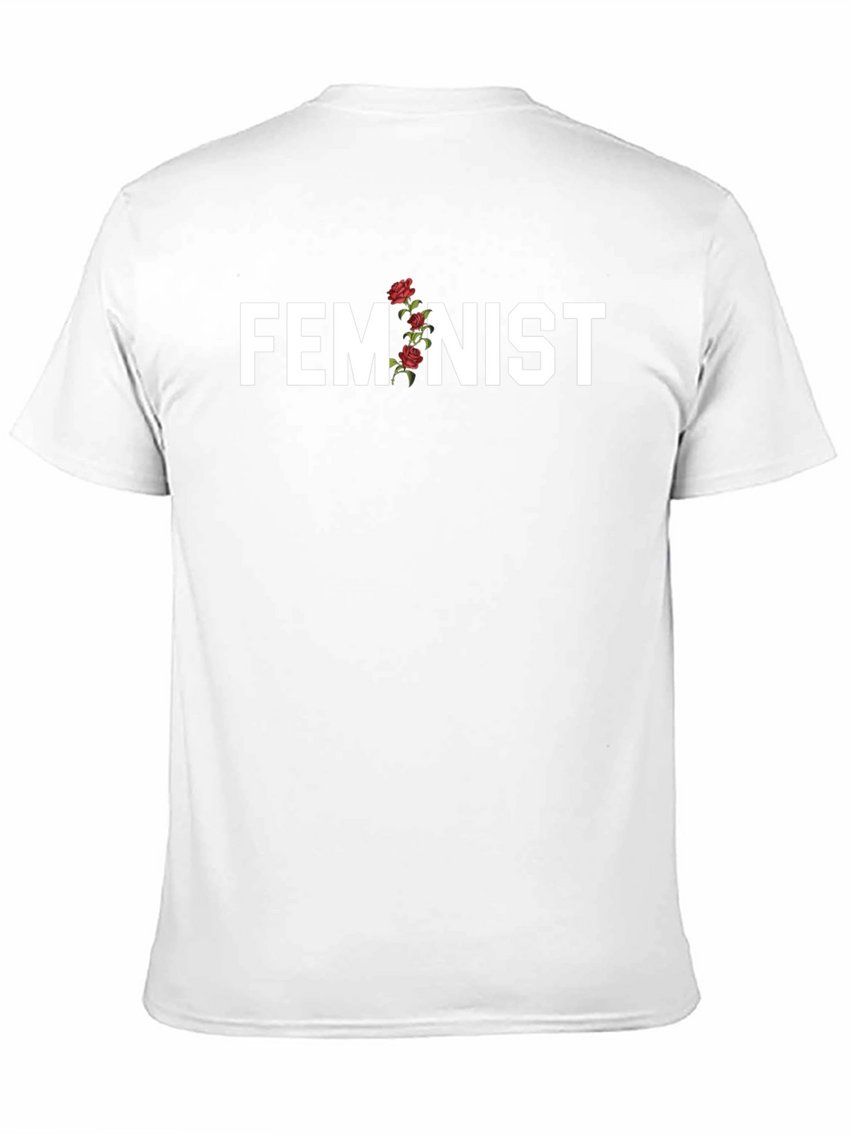 Feminist Floral Graphic Tee - Empowering Statement Shirt