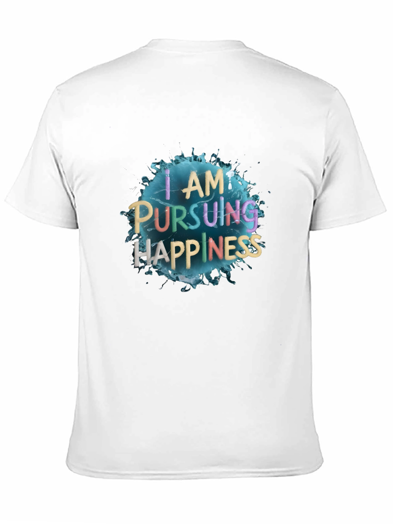 Pursuing Happiness Black Graphic Tee