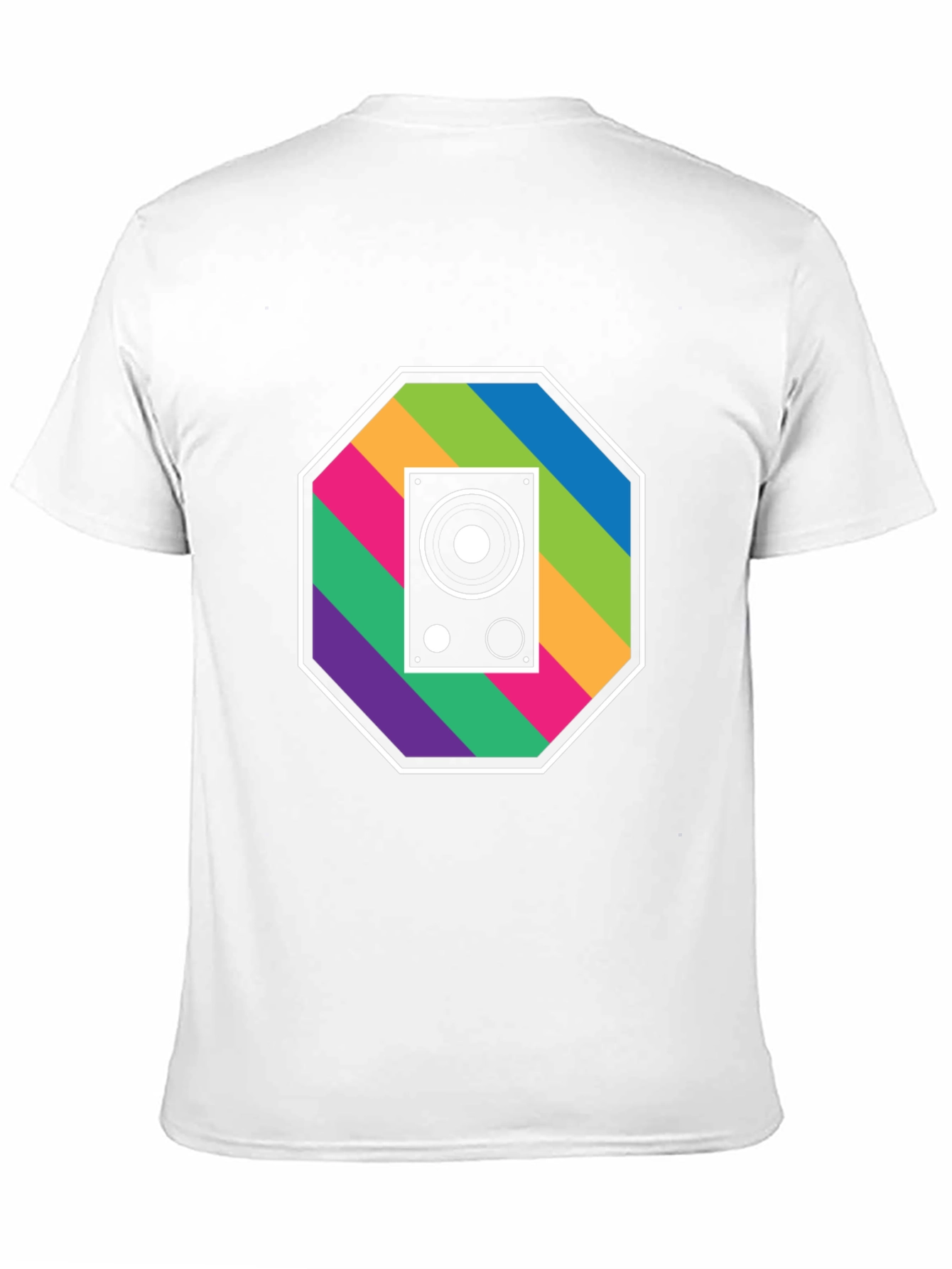 Retro Speaker Graphic Tee - Music Lovers T-Shirt