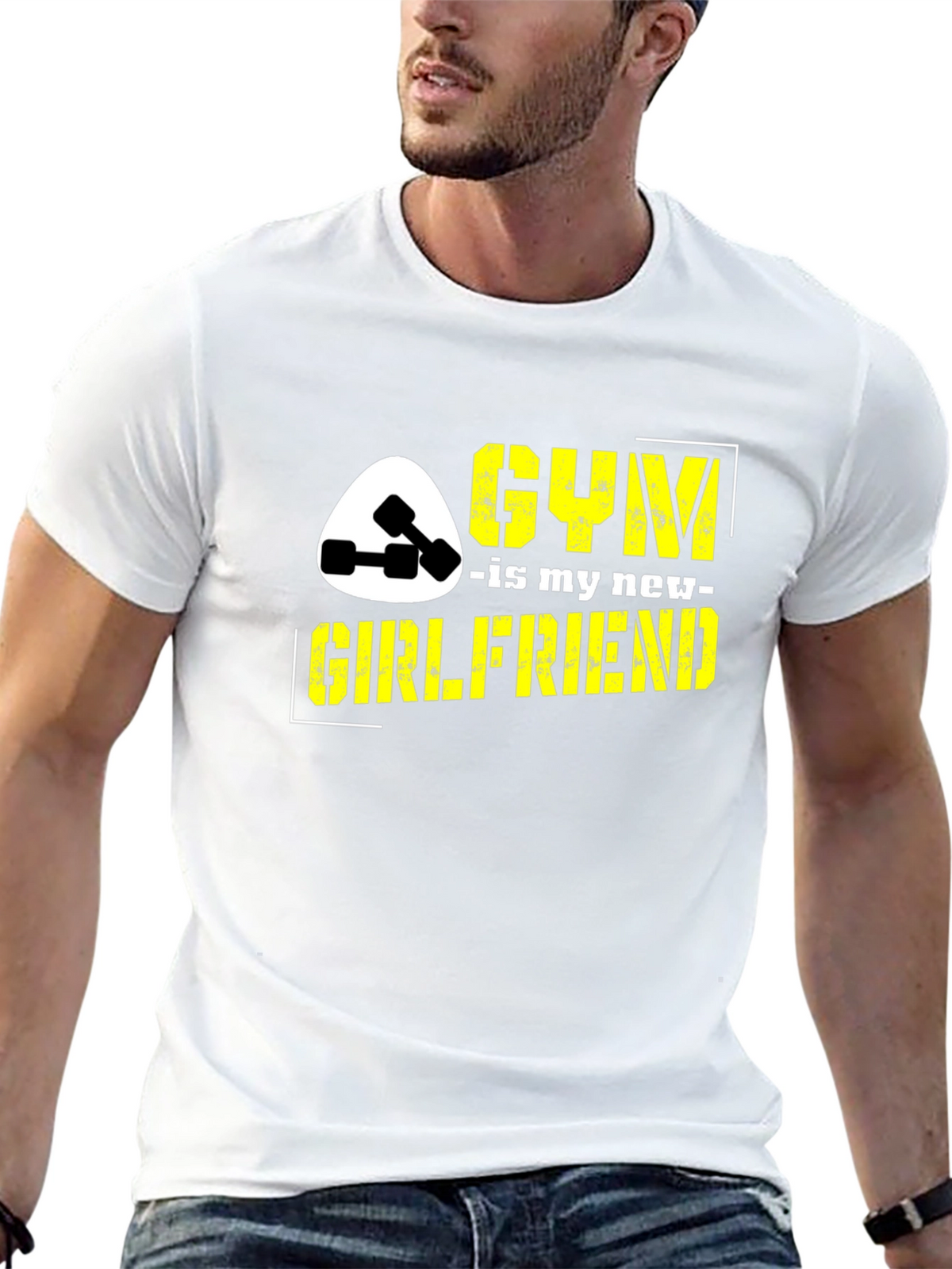 Gym is My New Girlfriend Graphic Tee