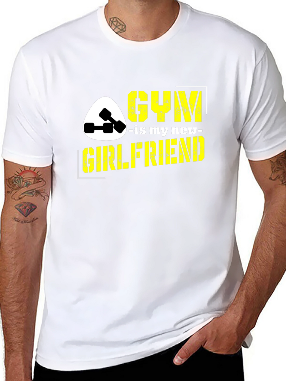 Gym is My New Girlfriend Graphic Tee