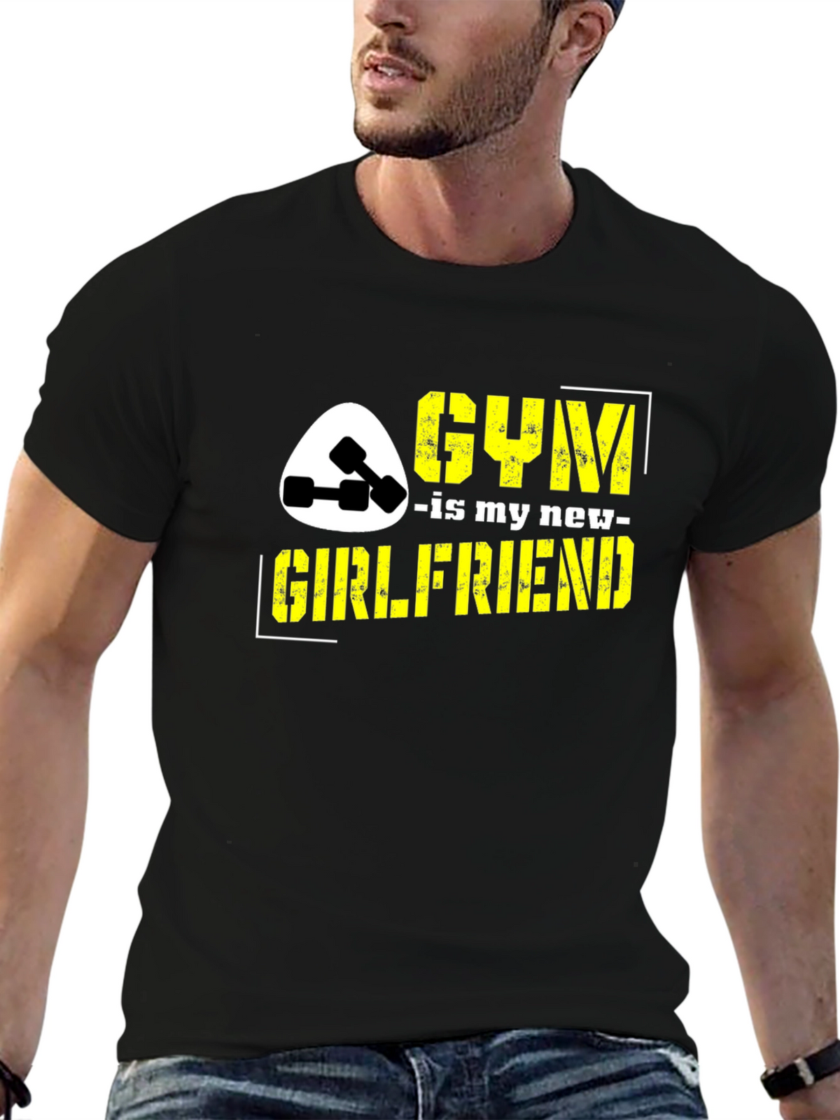 Gym is My New Girlfriend Graphic Tee