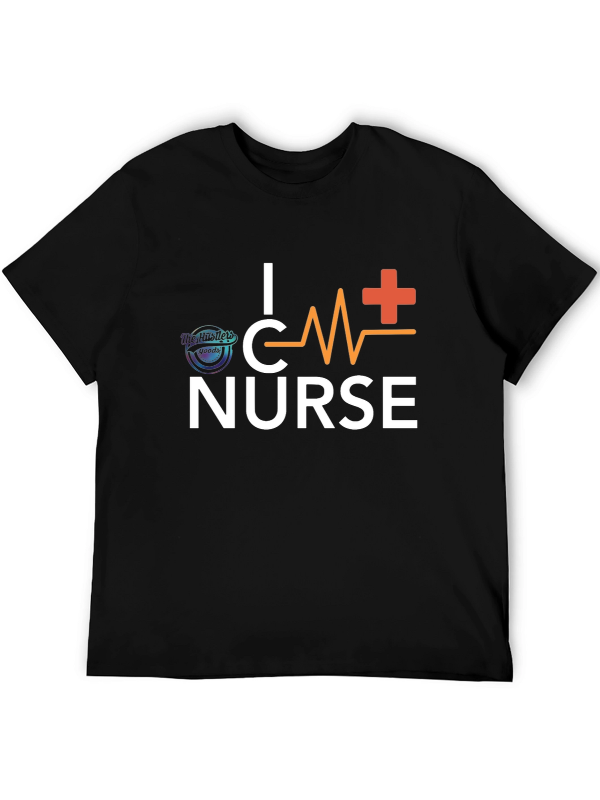 I Heart Nurse Black T-Shirt