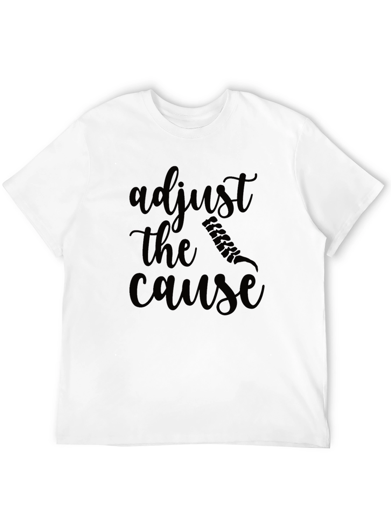 Adjust the Cause Black T-Shirt