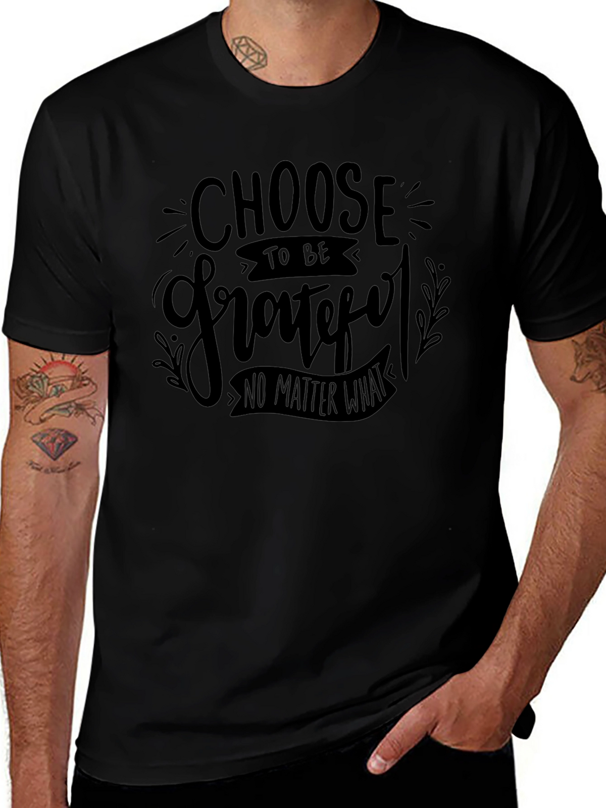 Grateful Black T-Shirt