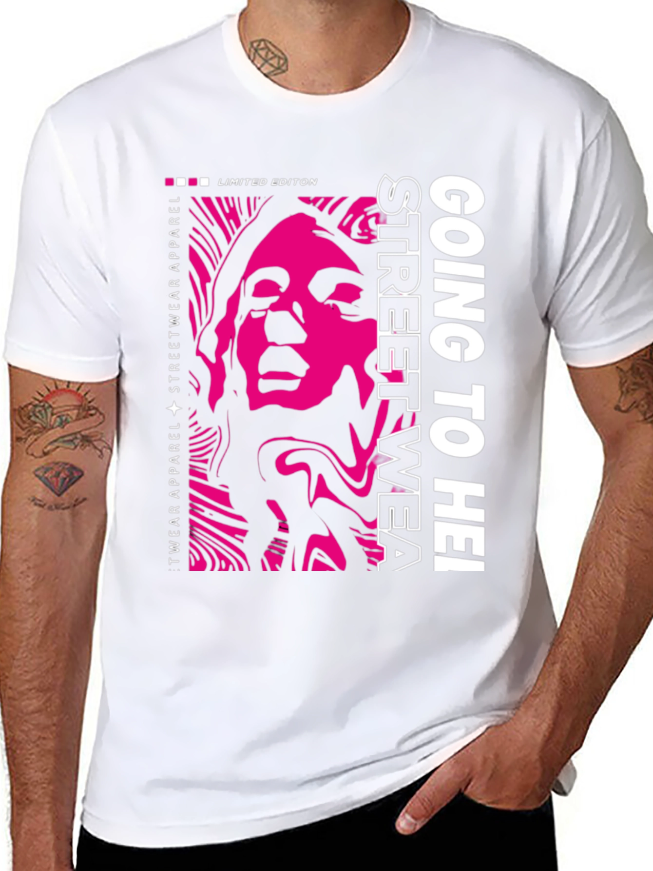 Edgy Streetwear Graphic Tee - Limited Edition