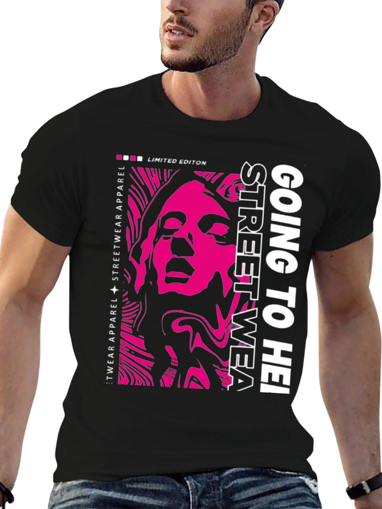 Edgy Streetwear Graphic Tee - Limited Edition
