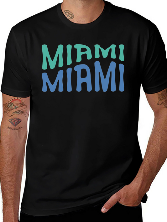 Miami Graphic T-Shirt - Retro Style