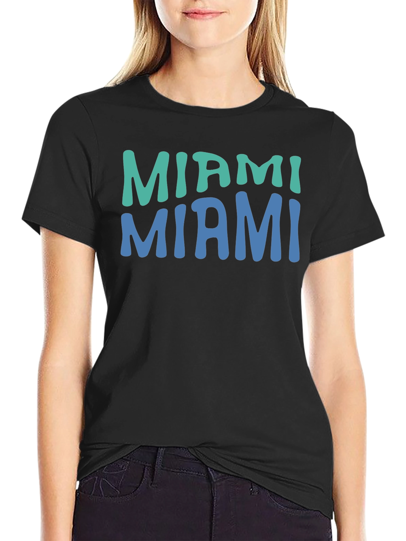 Miami Graphic T-Shirt - Retro Style