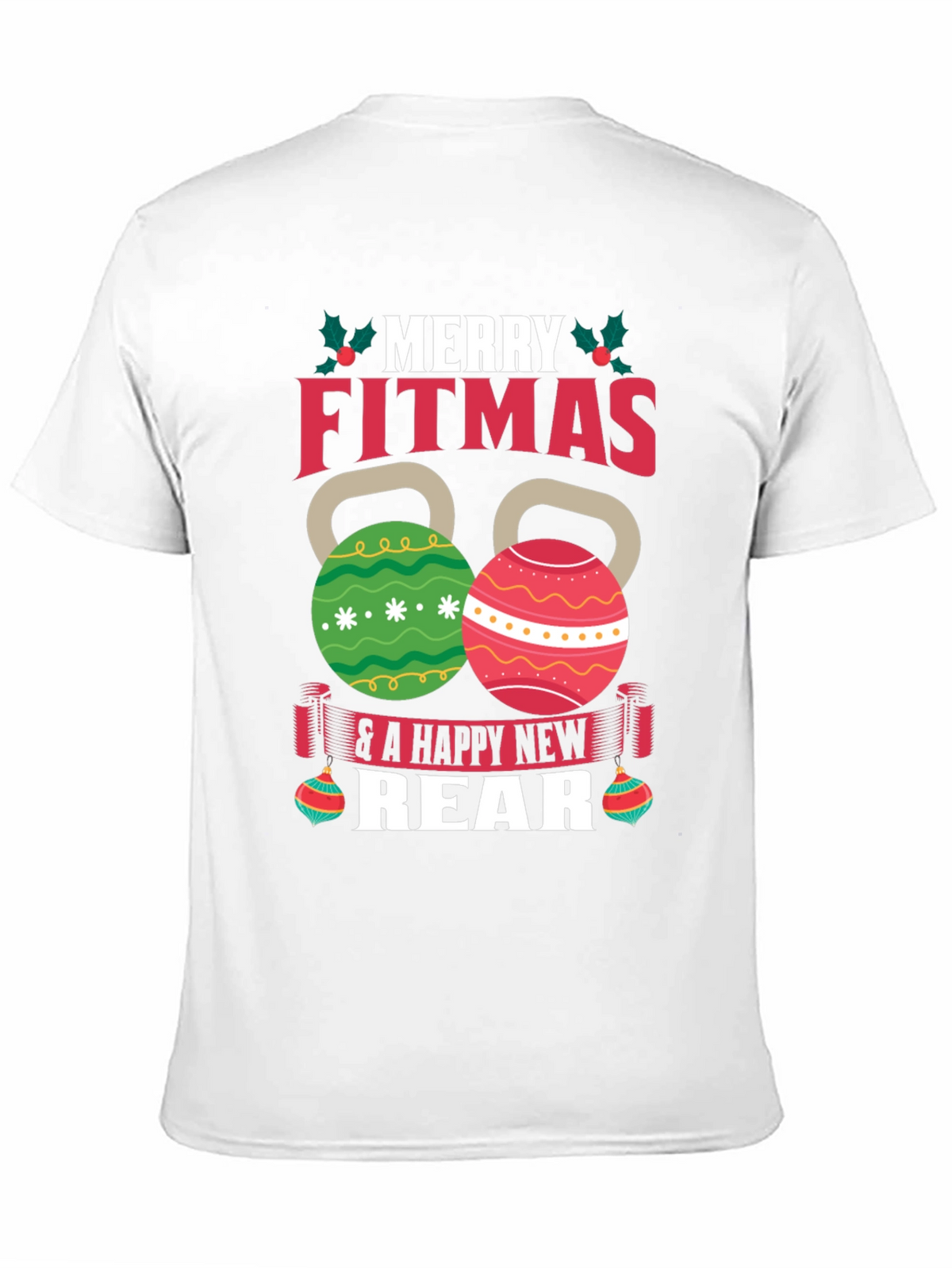 Merry Fitmas T-Shirt - Festive Fitness Apparel