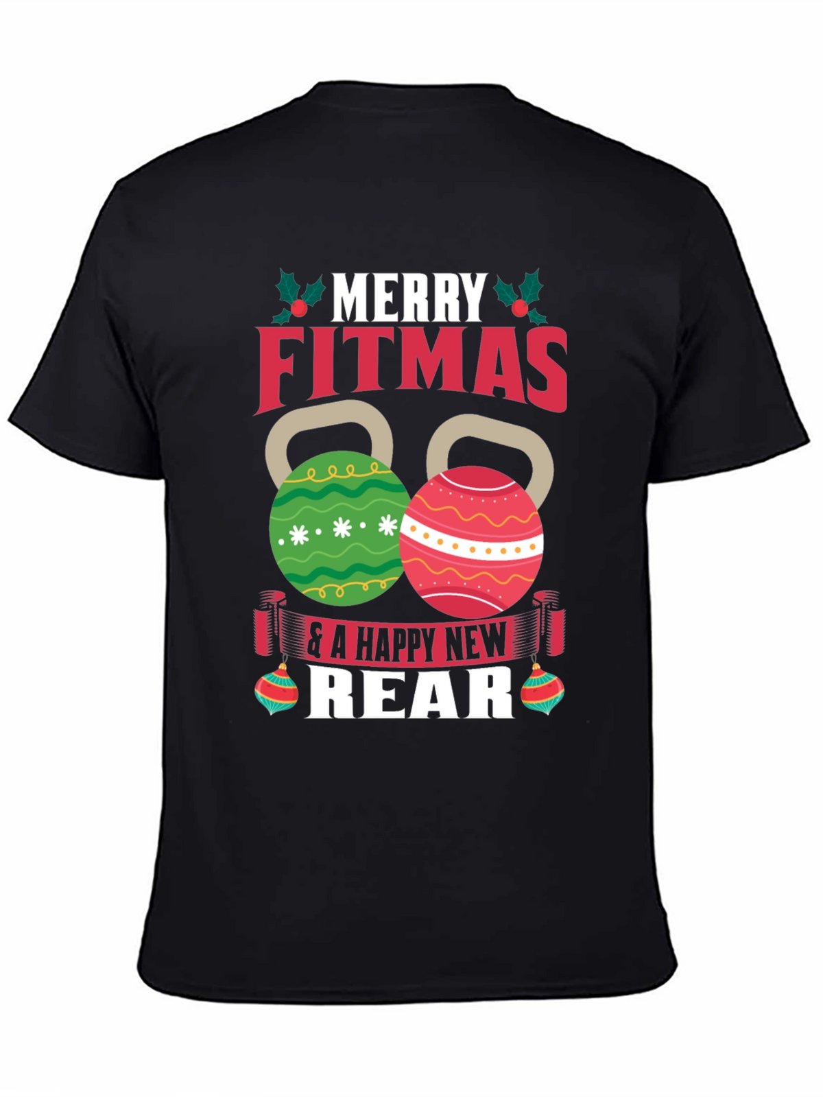 Merry Fitmas T-Shirt - Festive Fitness Apparel