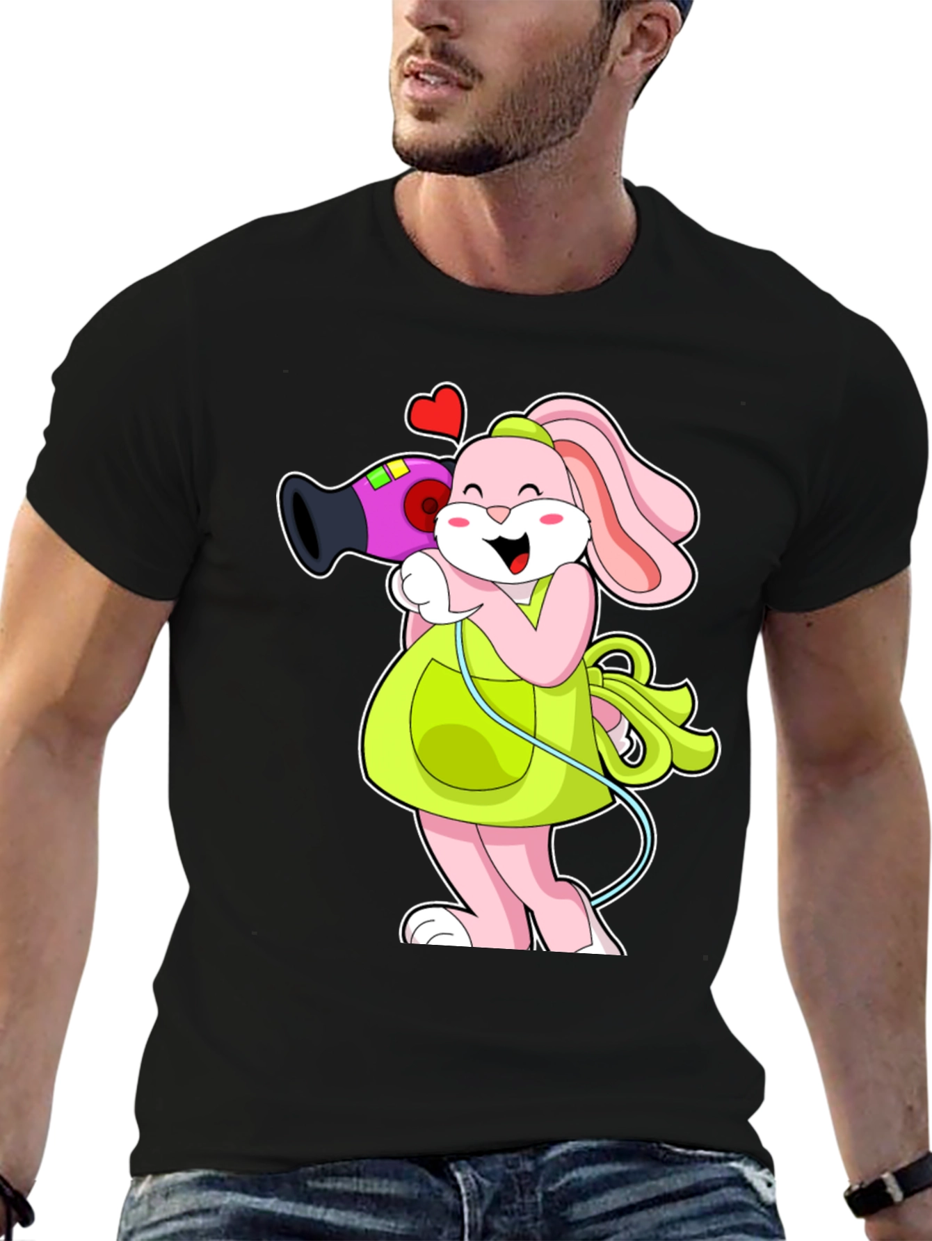 Cute Bunny Hairdresser T-Shirt