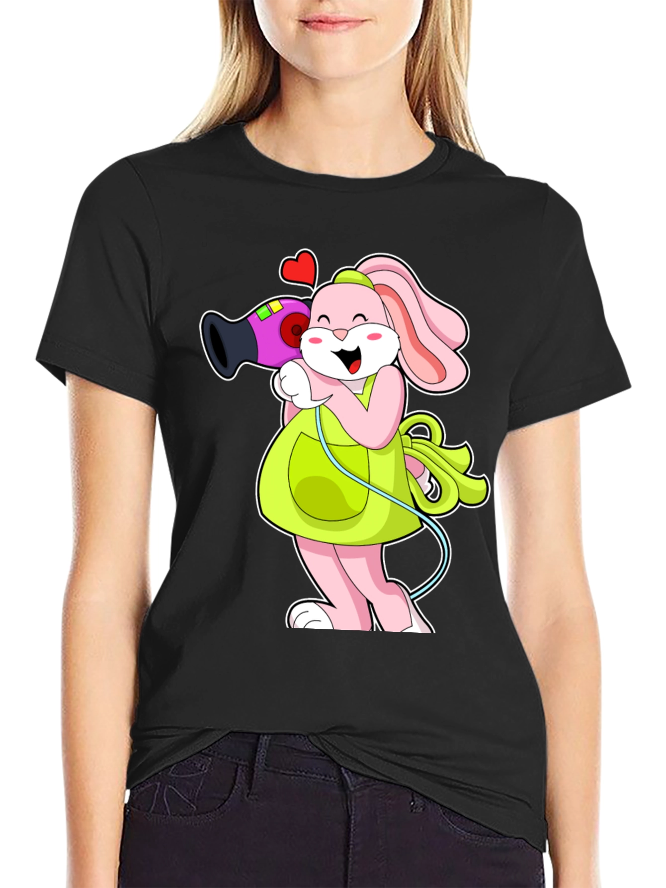 Cute Bunny Hairdresser T-Shirt