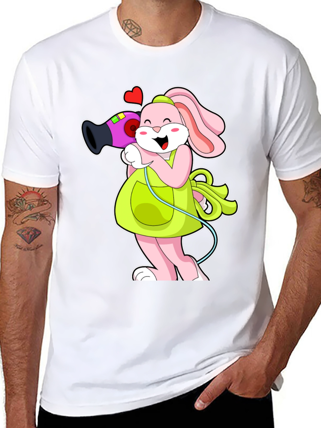 Cute Bunny Hairdresser T-Shirt