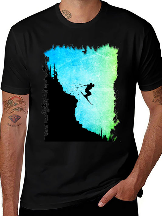 Ski Jumper Graphic Tee - Adventure Ready