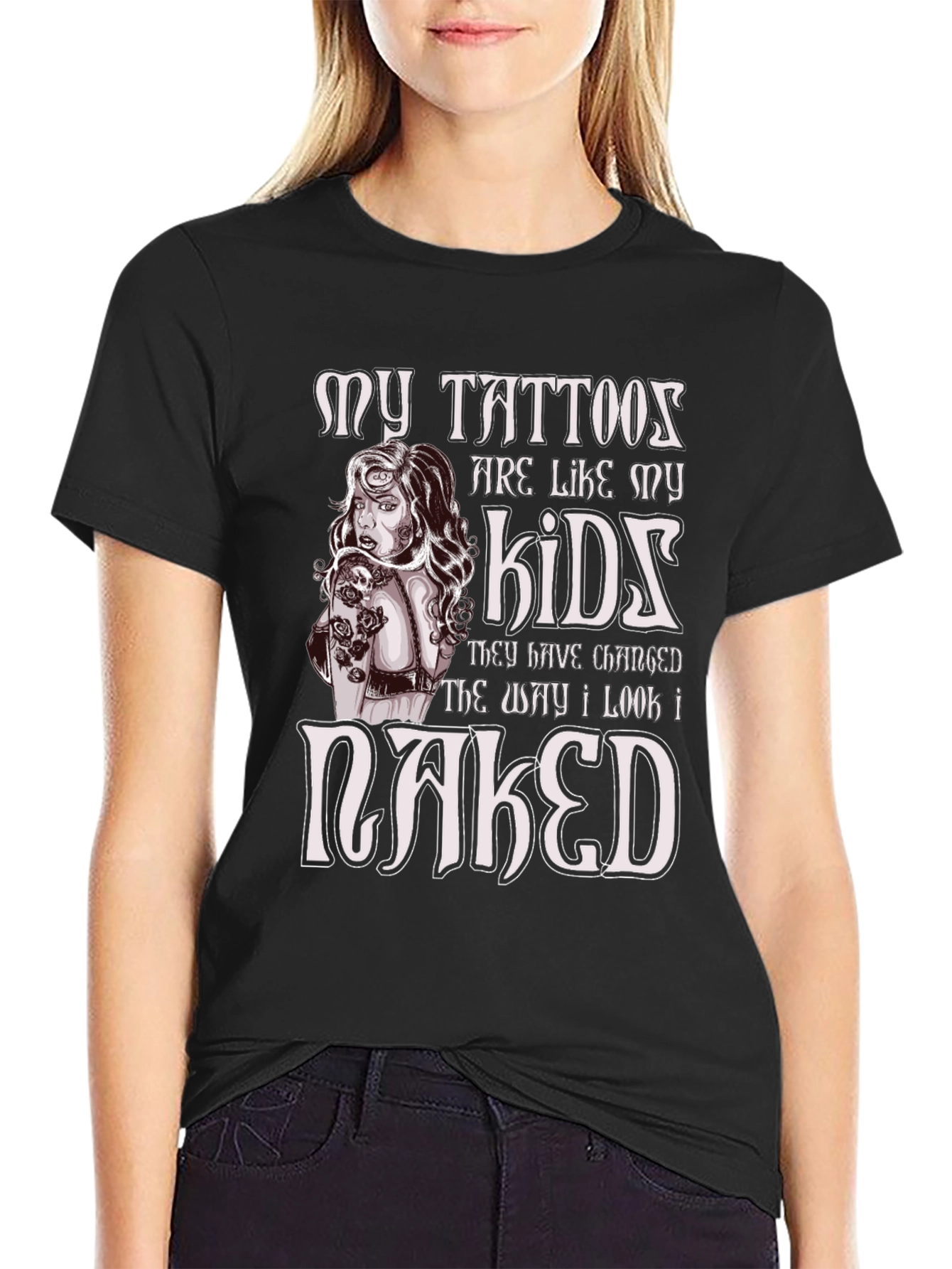 Tattoos Are Like My Kids Novelty T-Shirt