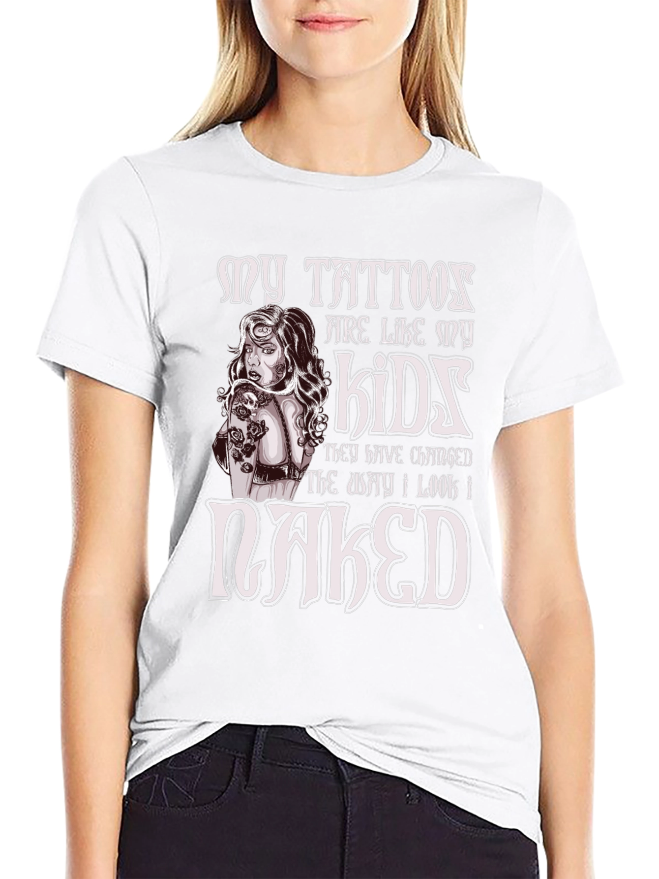 Tattoos Are Like My Kids Novelty T-Shirt