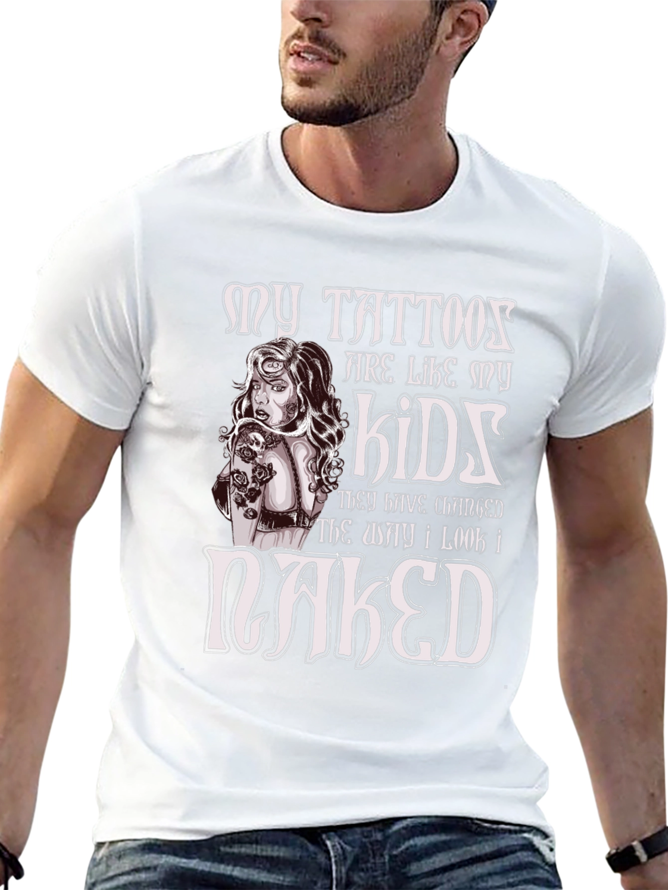 Tattoos Are Like My Kids Novelty T-Shirt