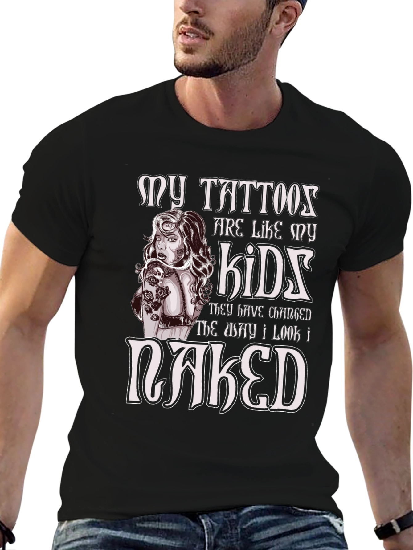 Tattoos Are Like My Kids Novelty T-Shirt