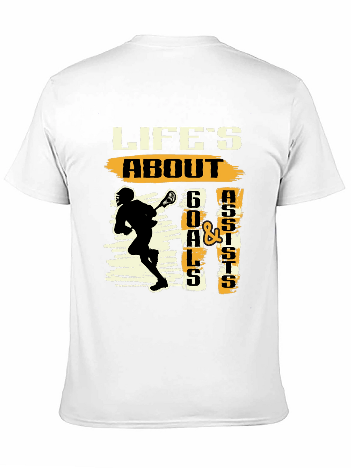 Lifes About Goals and Assists Lacrosse T-Shirt