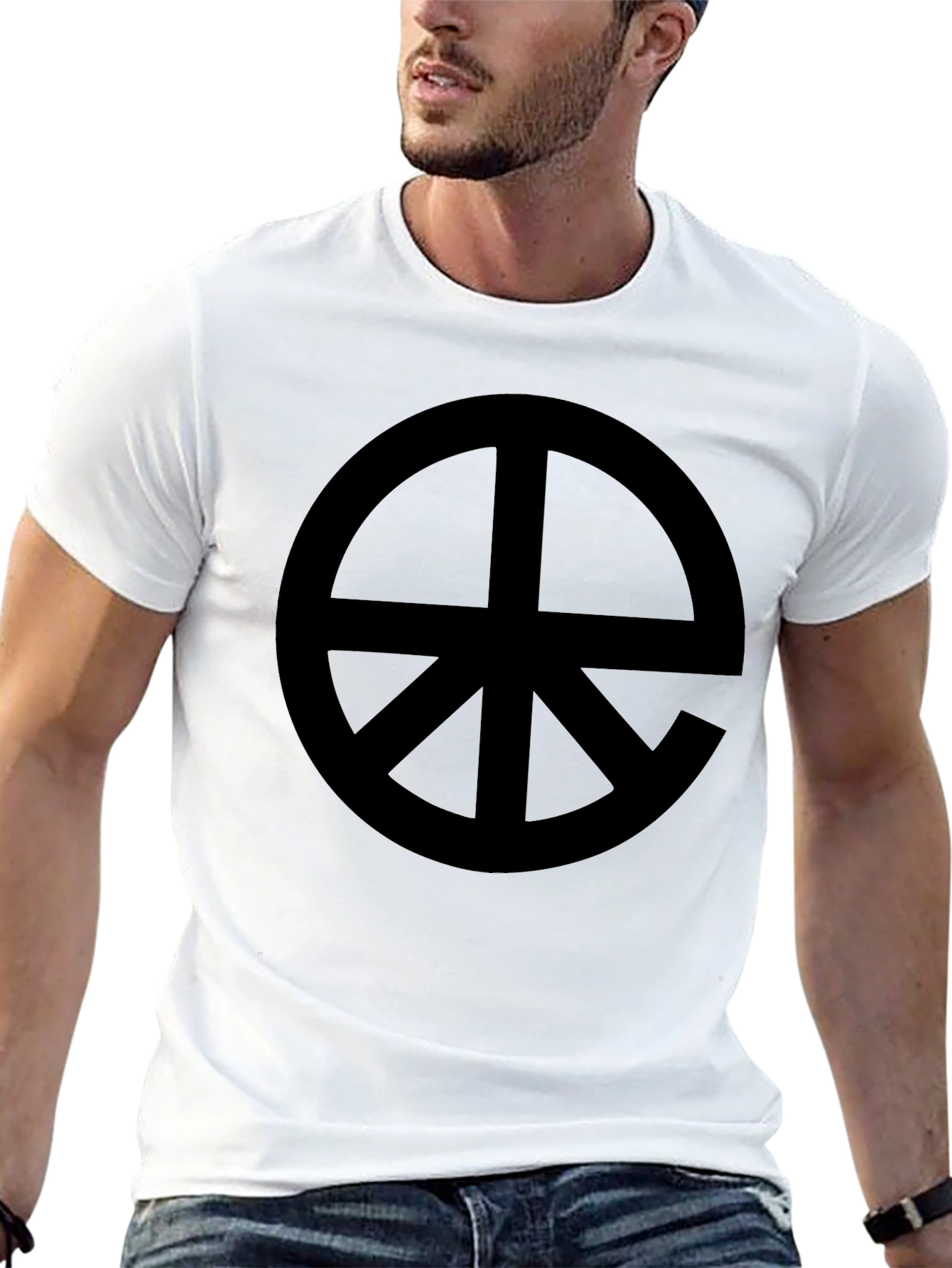 Symbolic Graphic Tee - Black Cotton Blend