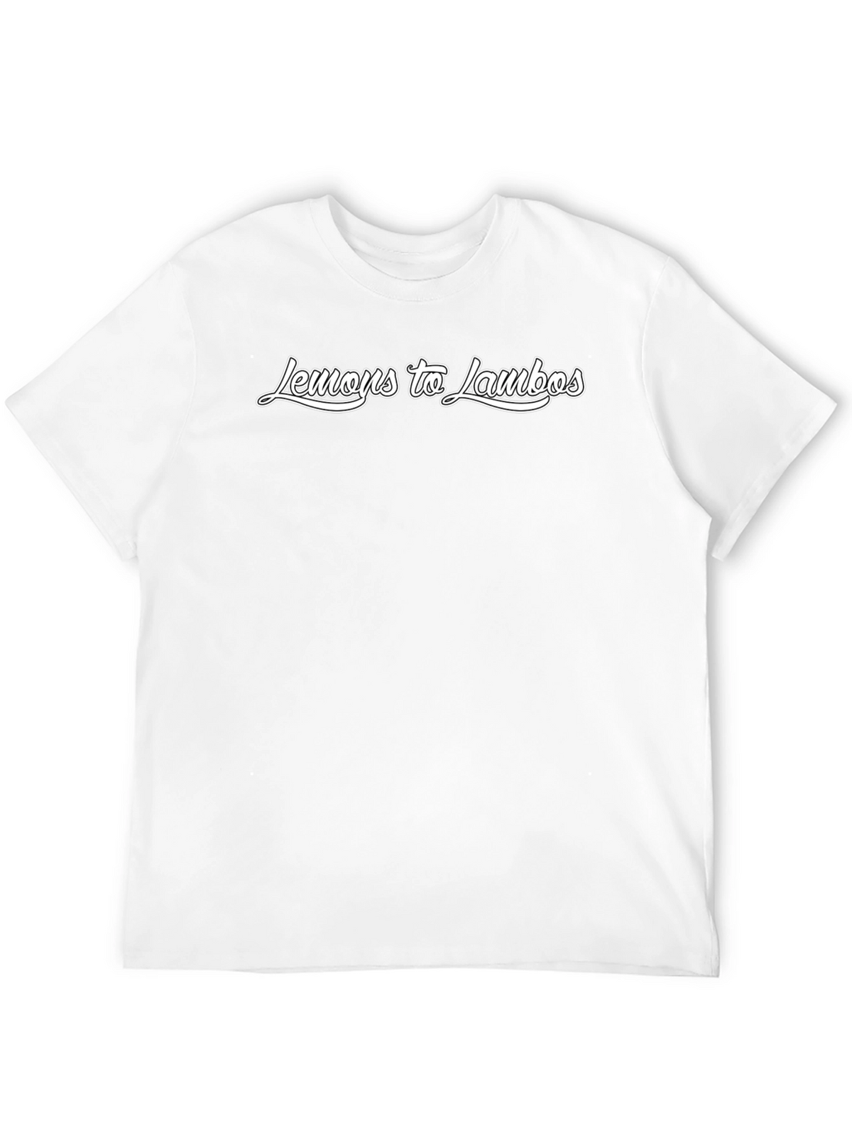 Lemons to Lambos Black Graphic Tee