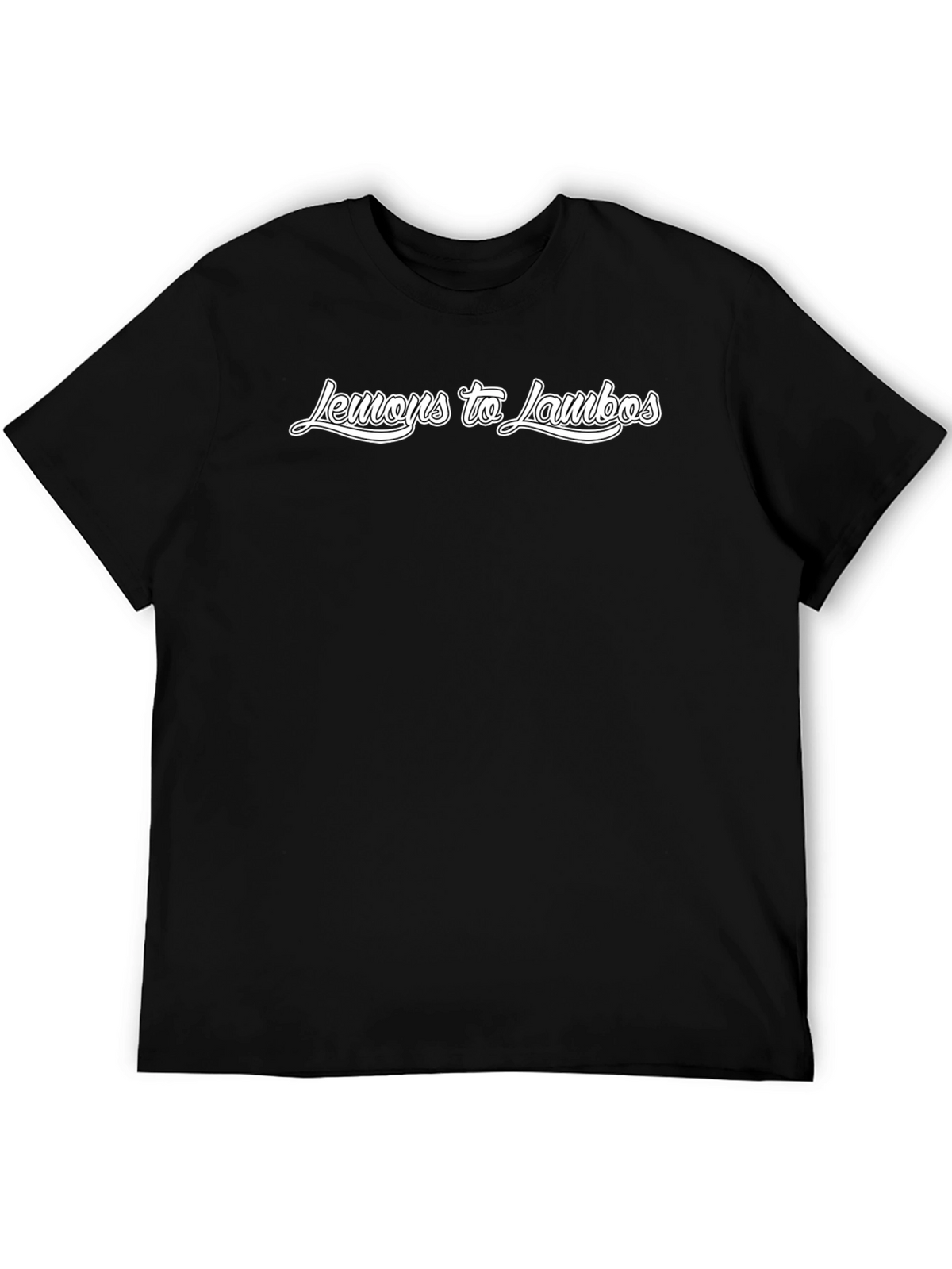 Lemons to Lambos Black Graphic Tee
