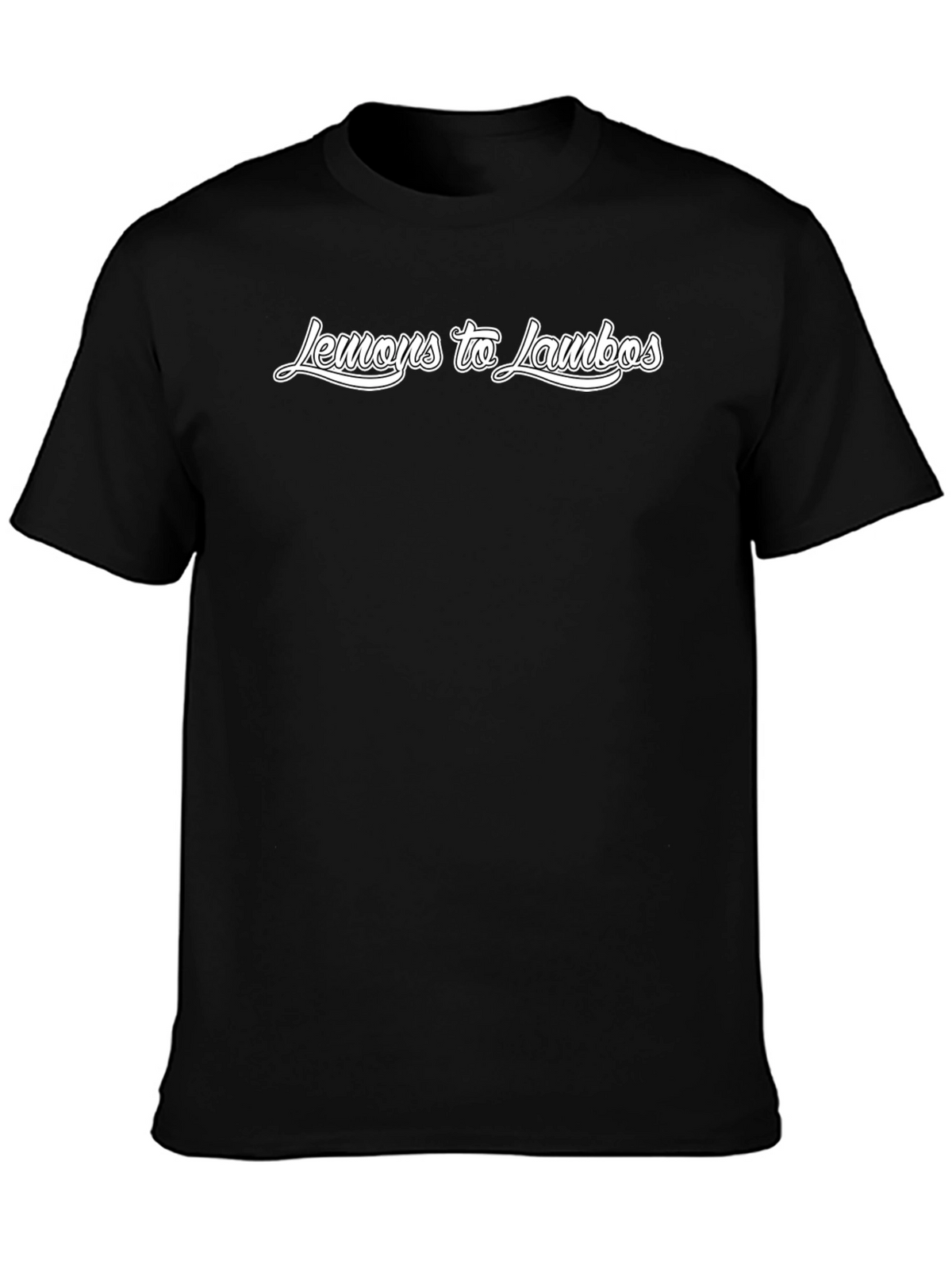 Lemons to Lambos Black Graphic Tee