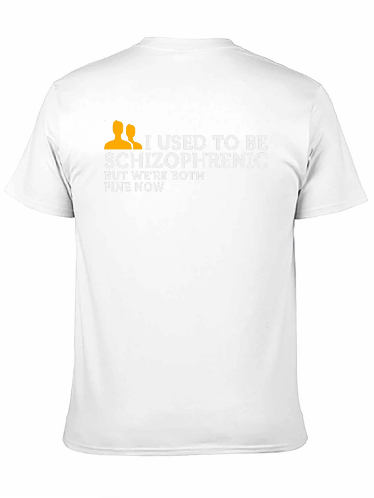 I Used To Be Schizophrenic T-Shirt Funny Joke Tee