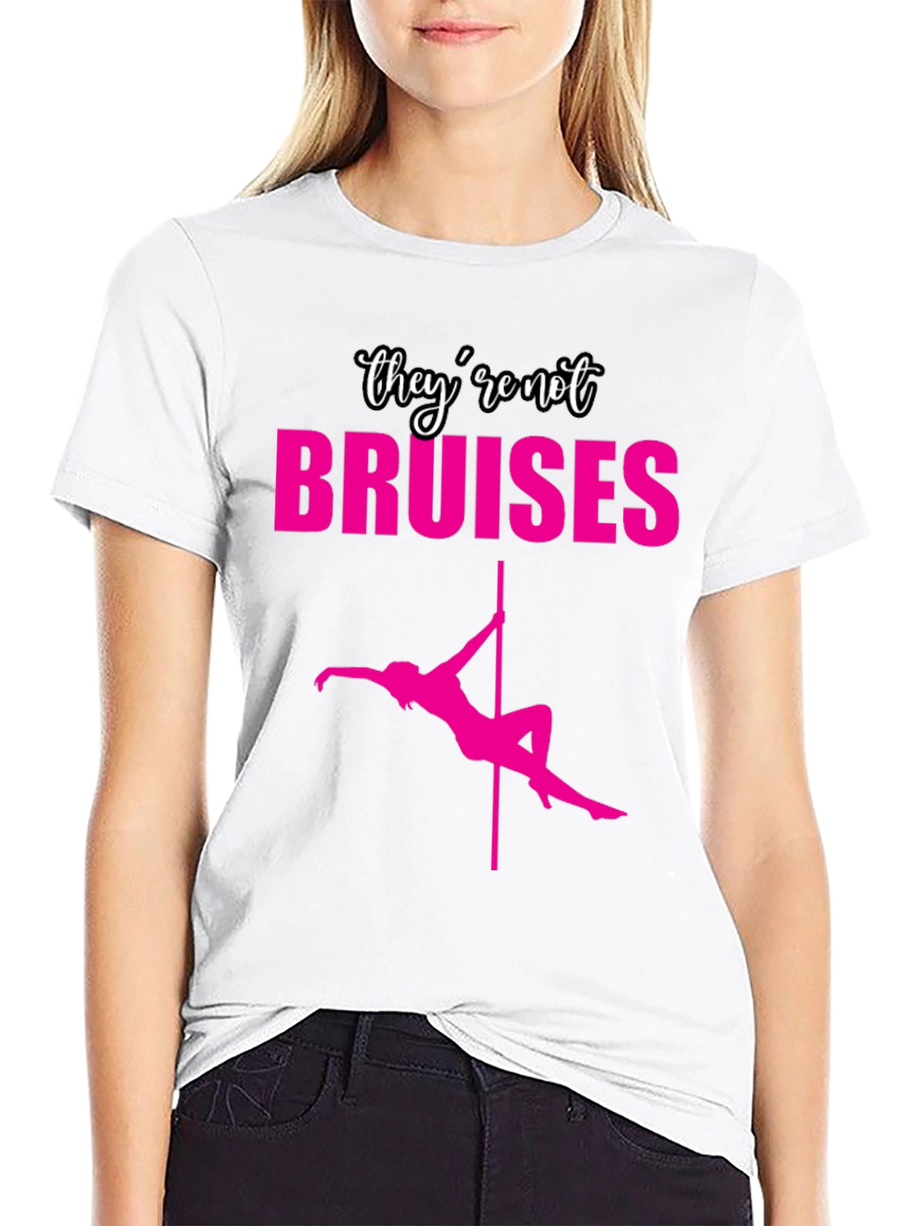 Pole Dance Bruises T-Shirt - Funny Fitness Tee