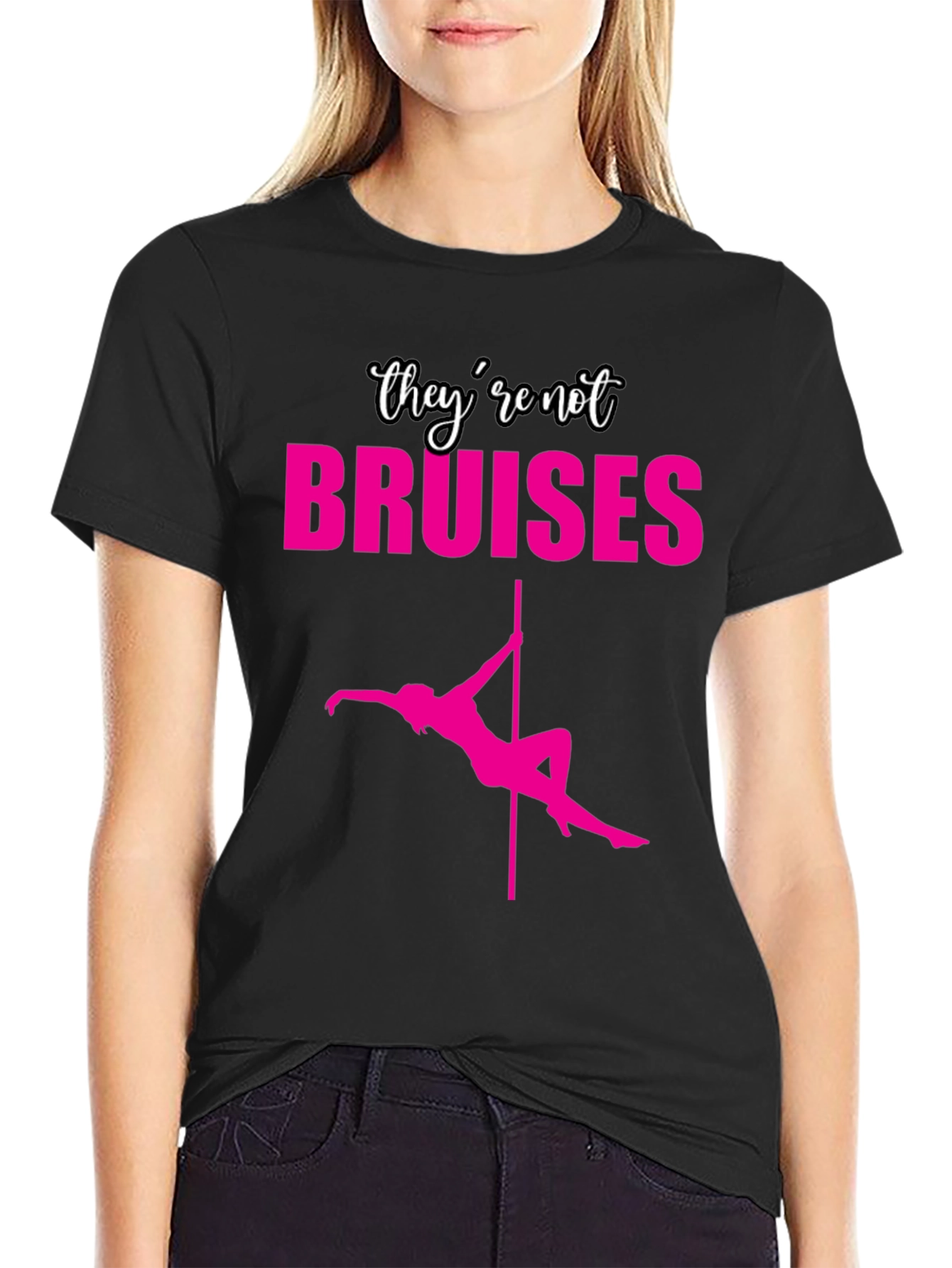 Pole Dance Bruises T-Shirt - Funny Fitness Tee