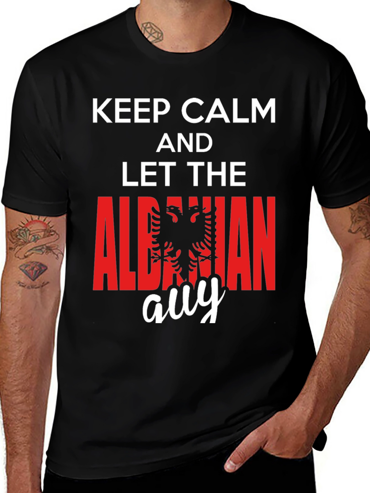 Keep Calm Albanian Guy T-Shirt