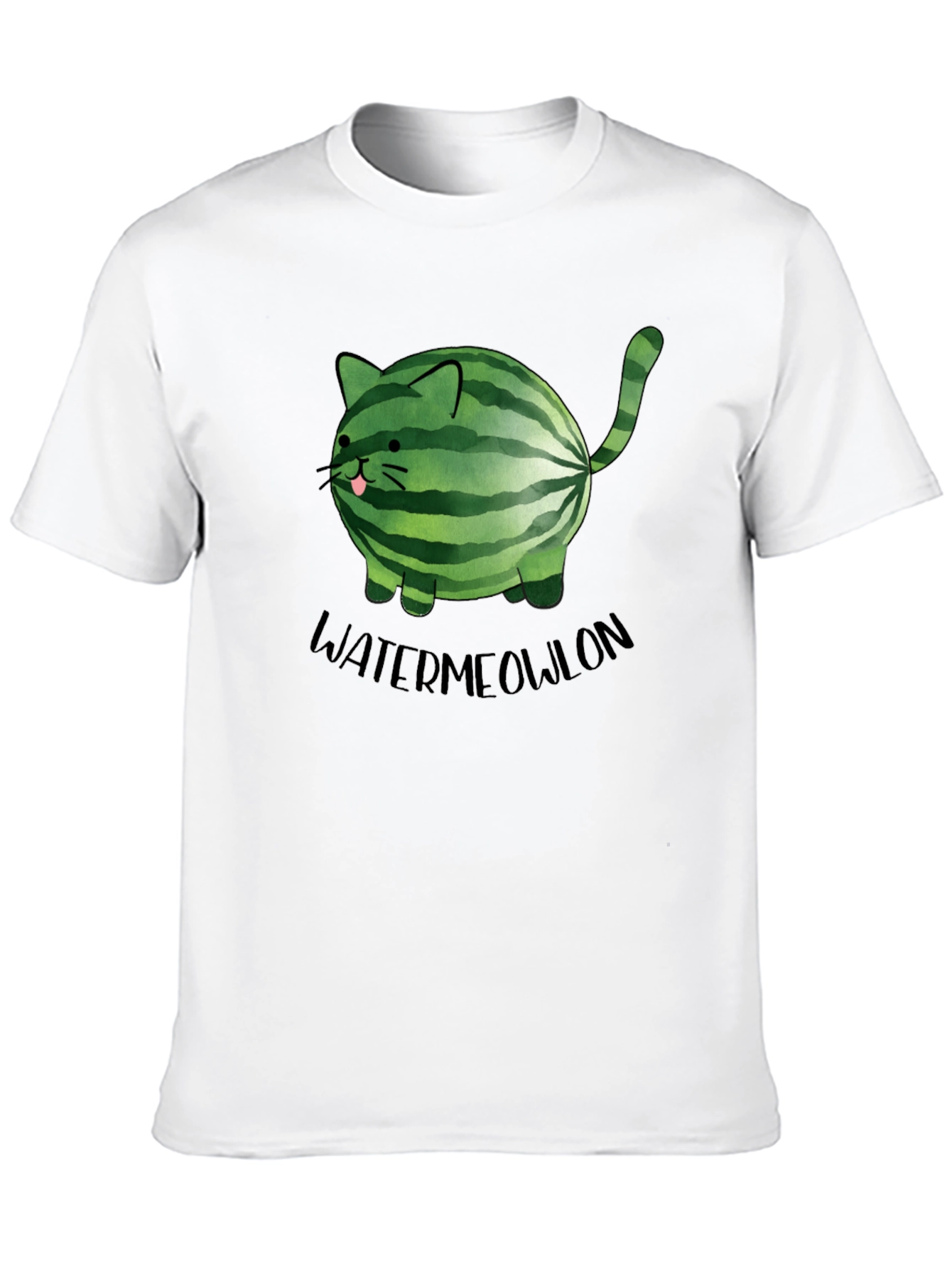 Watermeowlon T-Shirt - Funny Cat & Watermelon Design